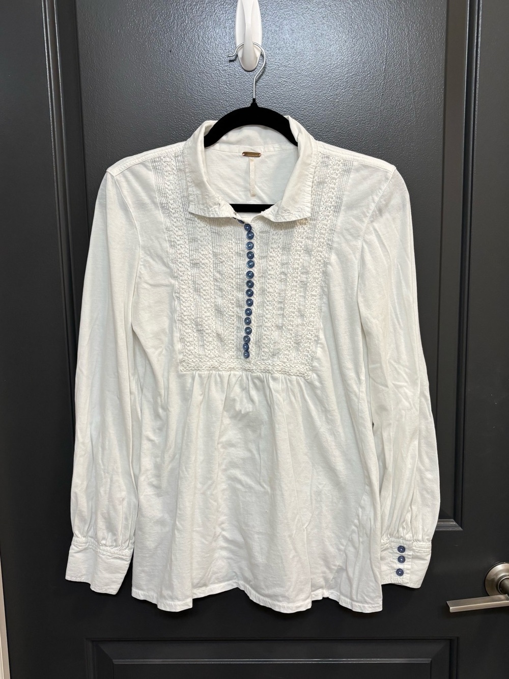 Free People In the Tux Blouse